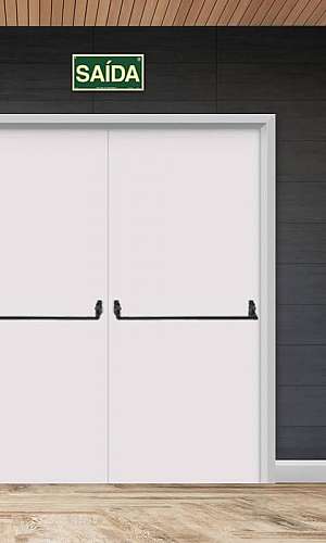 Porta corta fogo dupla Porta corta fogo dupla